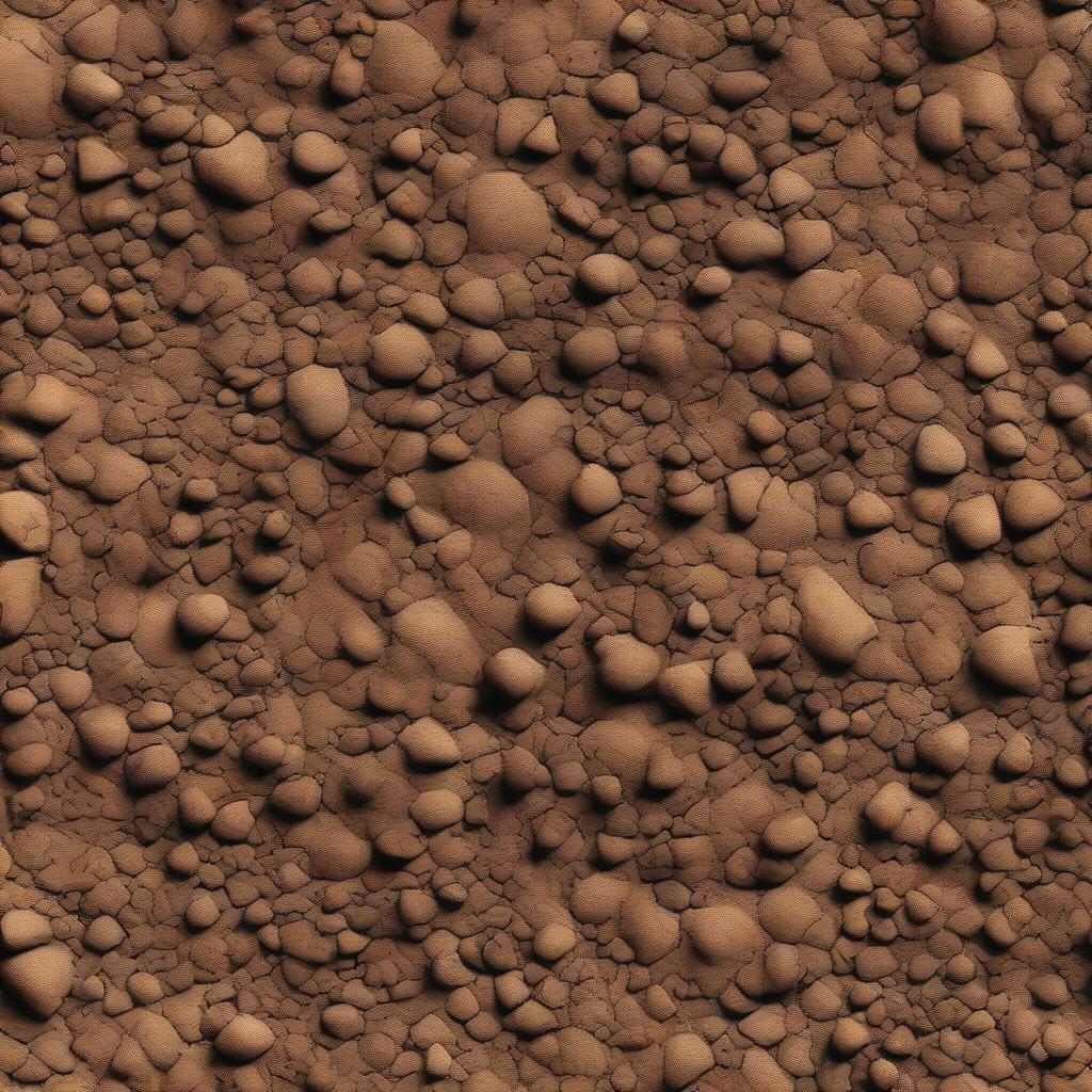 A highly detailed and realistic texture of dirt