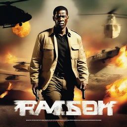 An action movie poster for a film titled 'Ransom'