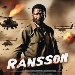 An action movie poster for a film titled 'Ransom'