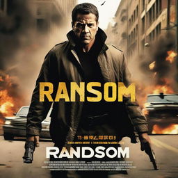 A poster for an action movie titled 'Ransom'