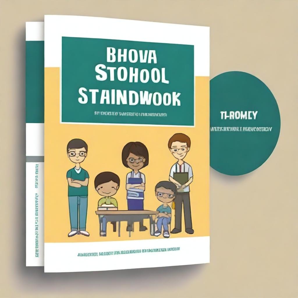 Design a cover for a school staff handbook