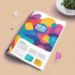 Design a creative front page for an annual report of an NGO focused on digital wellness, value education, and mental wellness