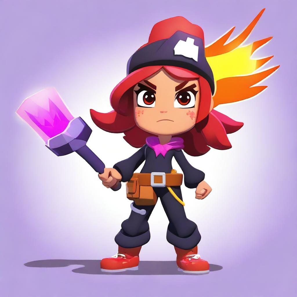 Create a new Brawl Stars character named Izzy Ignite