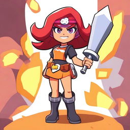 Create a new Brawl Stars character named Izzy Ignite