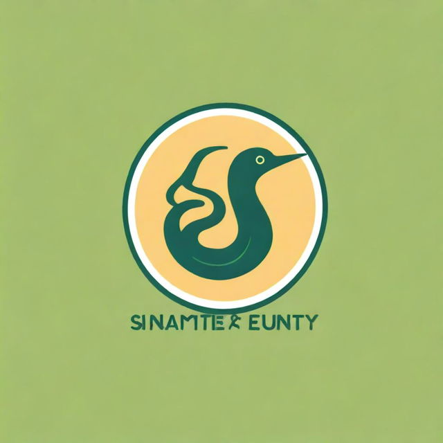 A creative logo design featuring the text 'Snakes, Tits & Cuntry'