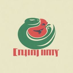 A creative logo design featuring the text 'Snakes, Tits & Cuntry'