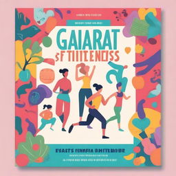 A vibrant and engaging book cover for a health and fitness book