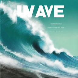 Create a book cover for 'Wave' by Eric Walters, depicting the devastating tsunami of 2004