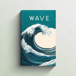 A book cover for a novel titled 'Wave'