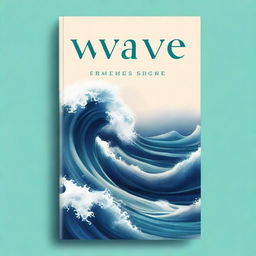 A book cover for a novel titled 'Wave'