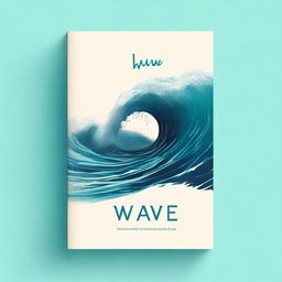 A book cover for a novel titled 'Wave'