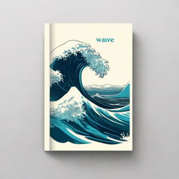 A book cover for a novel titled 'Wave'