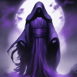 The god called Daikon is cloaked in darkness, a figure of mystery with a commanding presence