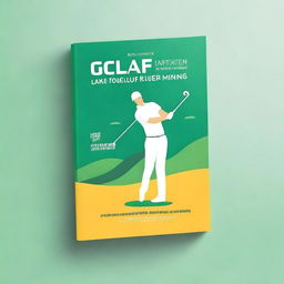 Create an ebook cover for a guide on how to use Chat GPT to perfect your golf swing