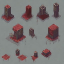 Create a tile sprite for a post-apocalyptic environment