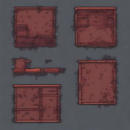 Create a tile sprite for a post-apocalyptic environment