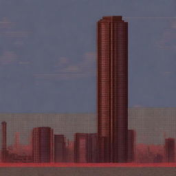 Create a 64x64 pixel art tile sprite for a post-apocalyptic game