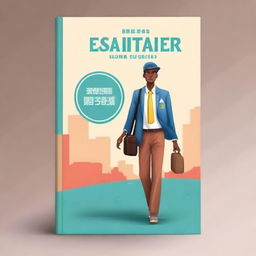 Create a book cover titled 'ESENSI TAKDIR' that focuses on fate, meetings, and luck