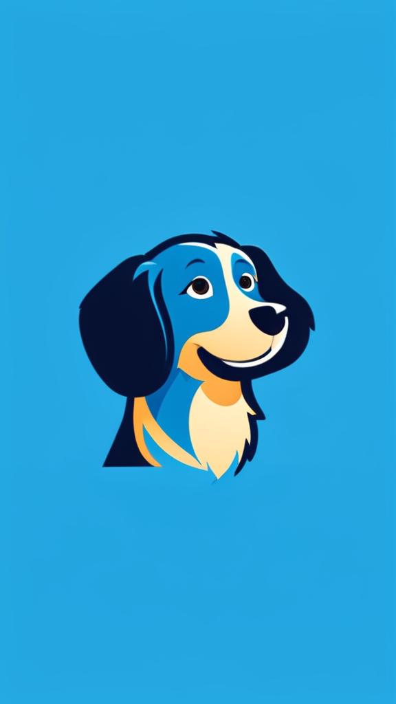 A vibrant 'Rumbux' logo in bold blue letters with a playful golden cartoon dog sitting next to it.