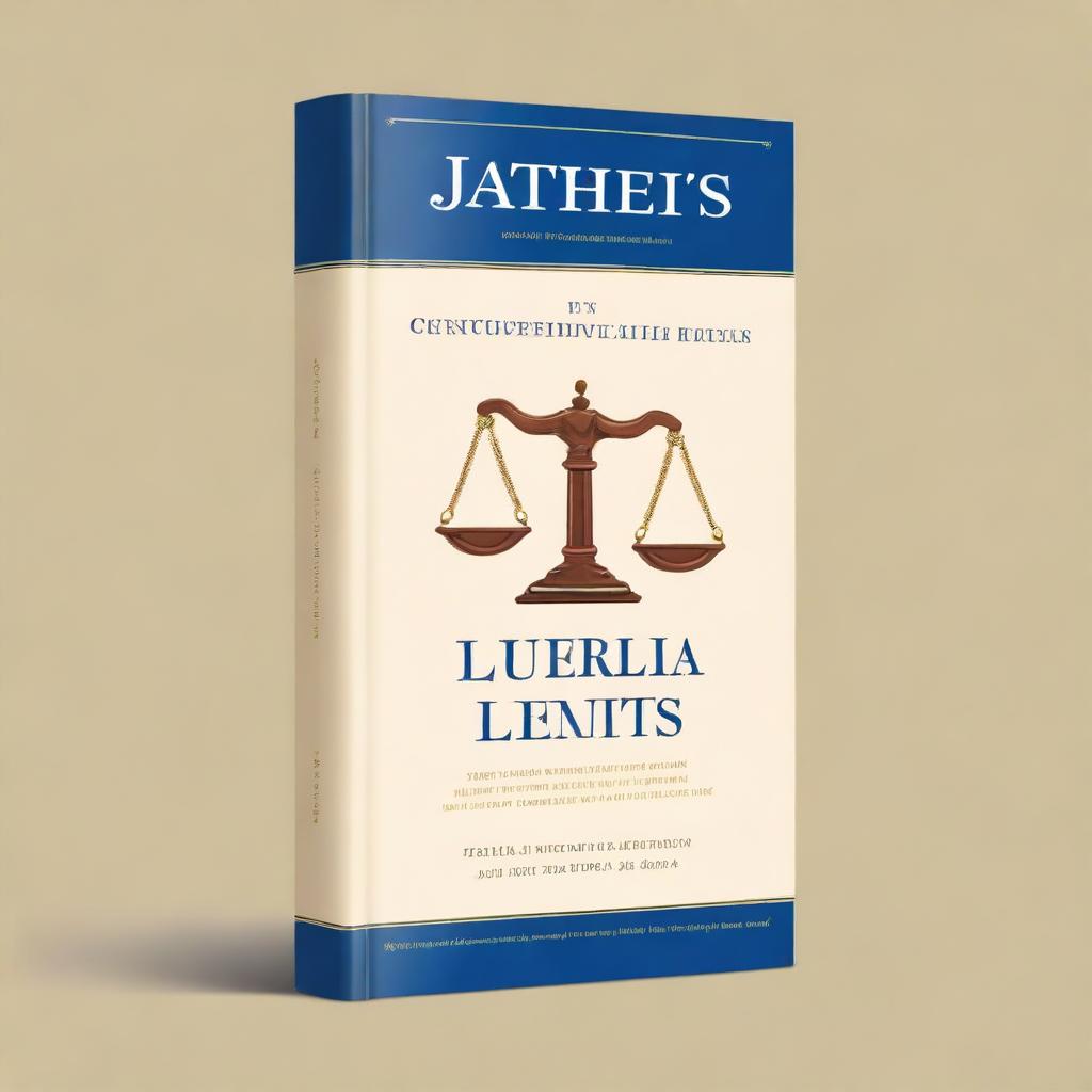 A book cover design for a book about constitutional law specifically for public service exams