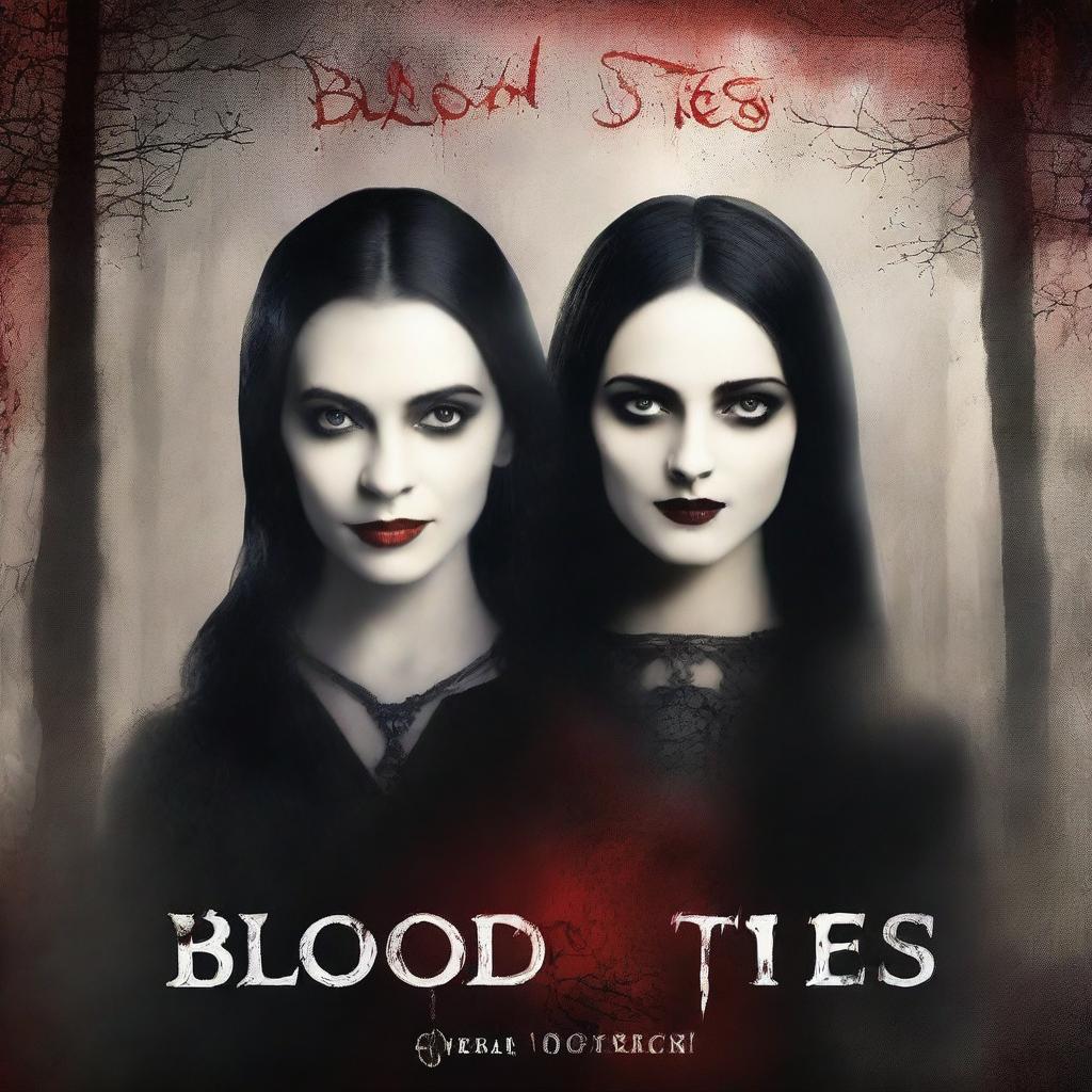 Create a book cover titled 'Blood Ties' by Vera Bloodworth