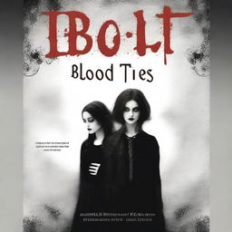 Create a book cover titled 'Blood Ties' by Vera Bloodworth