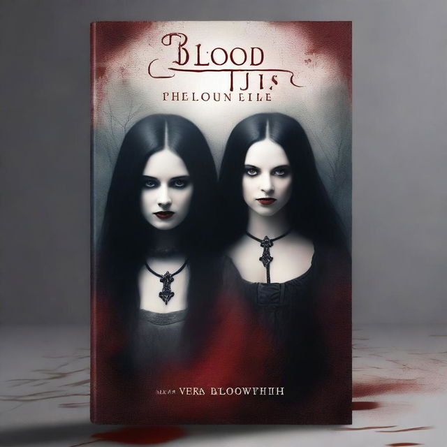 Create a book cover titled 'Blood Ties' by Vera Bloodworth