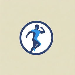 A dynamic and energetic sports logo for 'Bini Sport', incorporating elements of athleticism, competition, and fitness.