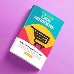 Create a vibrant and modern ebook cover for an ecommerce guide