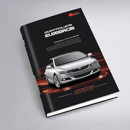 Create a book cover for an automotive electronics training manual titled 'Autotronics'