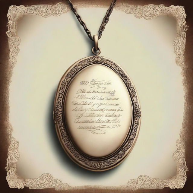 An image featuring an antique locket held delicately in someone's hand