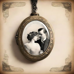 An image featuring an antique locket held delicately in someone's hand