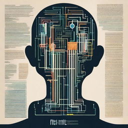 A visually striking poster about artificial intelligence