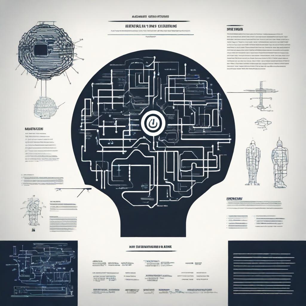 Create a visually striking poster about artificial intelligence