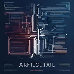 Create a visually striking poster about artificial intelligence