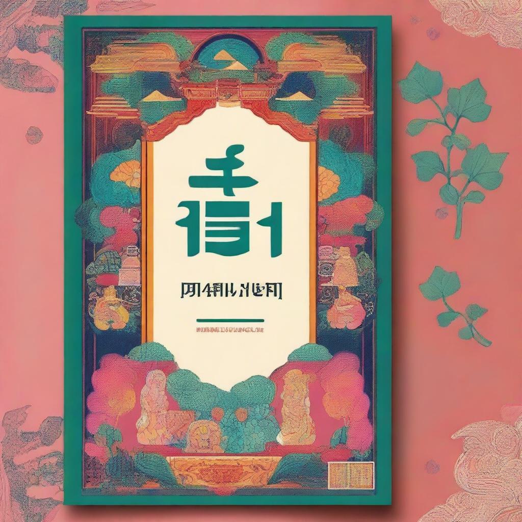 Create a colorful book cover for the Bible book titled 'Nehemiah' in Chinese, featuring some famous scriptures from the book