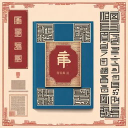 Design a cover page for the Bible book 'Nehemiah' in Chinese