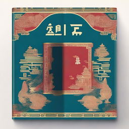 Design a cover page for the Bible book 'Nehemiah' in Chinese