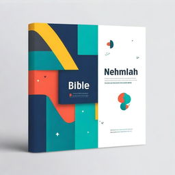 Design a modern cover page for the Bible book 'Nehemiah'