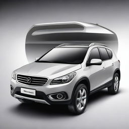 Design a compact SUV with a wheelbase of 2540mm and dimensions of 4990mm in length, 2010mm in width, and 1610mm in height