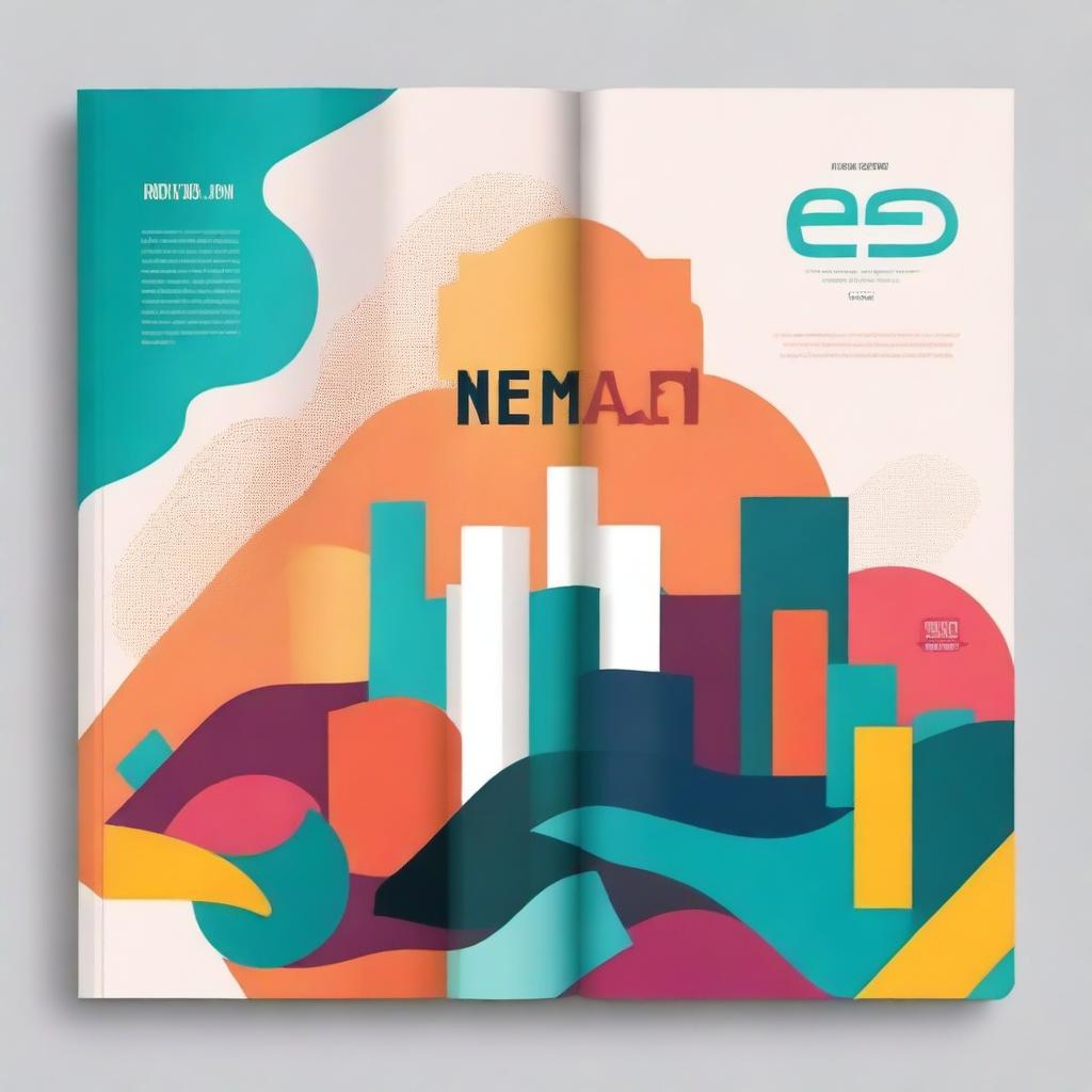 Design a modern cover page for the Bible book 'Nehemiah'