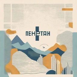 Design a book cover for the Bible book 'Nehemiah'