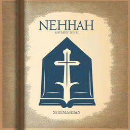 Create a book cover for the Bible book 'Nehemiah'