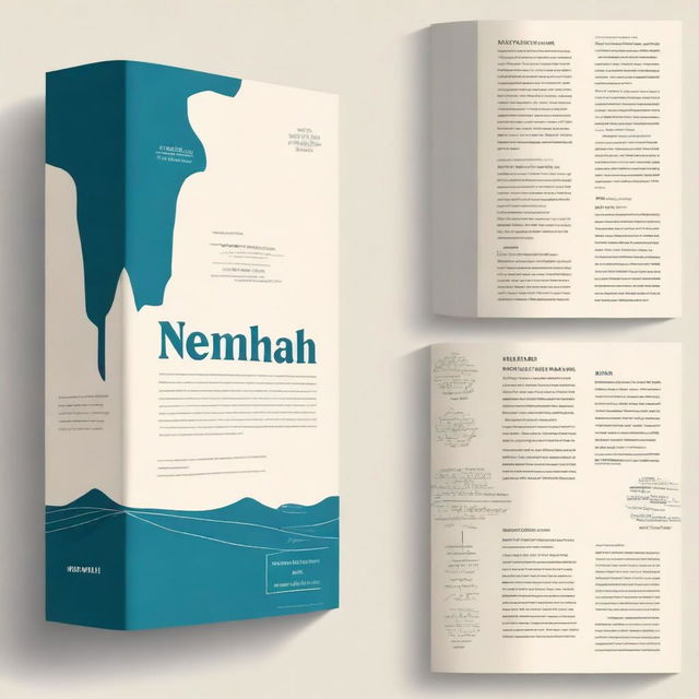 Create a book cover for the Bible book 'Nehemiah'