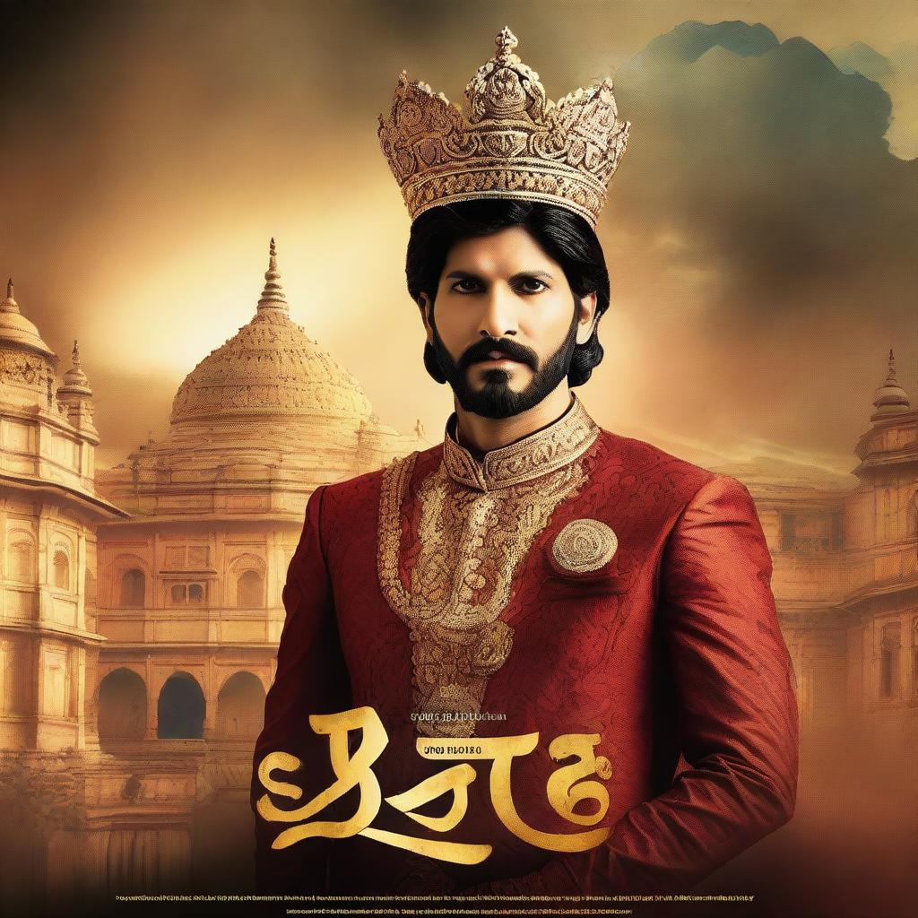 A movie poster featuring Dulquer Salmaan as the King of Khota