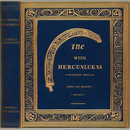 An archeology book with a dark blue cover, titled 'The Scrolls of Herculaneum and Their Impact on Roman Thought' by Antonios Mylonas, published in 1905