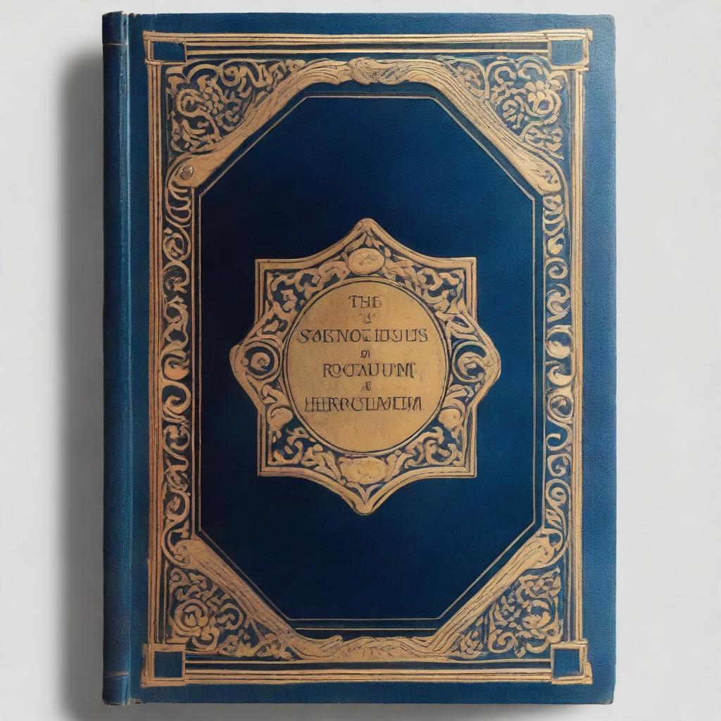 An archeology book with a dark blue cover, titled 'The Scrolls of Herculaneum and Their Impact on Roman Thought' by Antonios Mylonas, published in 1905