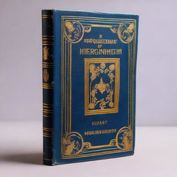 An archeology book with a dark blue cover, titled 'The Scrolls of Herculaneum and Their Impact on Roman Thought' by Antonios Mylonas, published in 1905