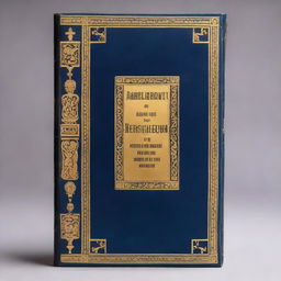 An archeology book with a dark blue cover, titled 'The Scrolls of Herculaneum and Their Impact on Roman Thought' by Antonios Mylonas, published in 1905