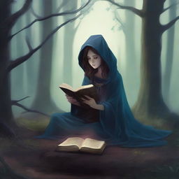 A mysterious sorcerer, intricate design, digital art, detailed illustration, dark and moody color palette, mystical atmosphere, spellcasting pose